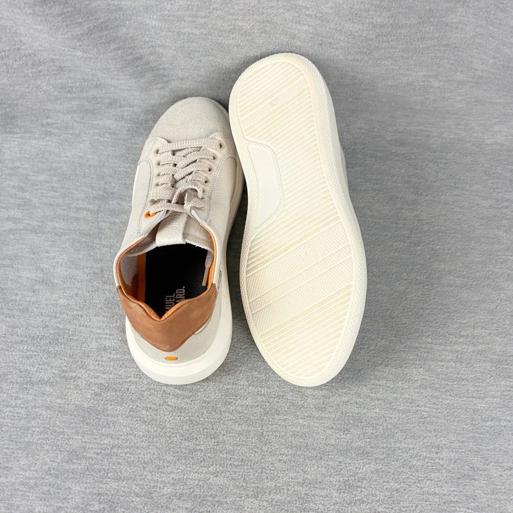 Samuel Hubbard Sunset Sneaker Womens 6 M Taupe Leather W1650-109 Womens 6 Medium